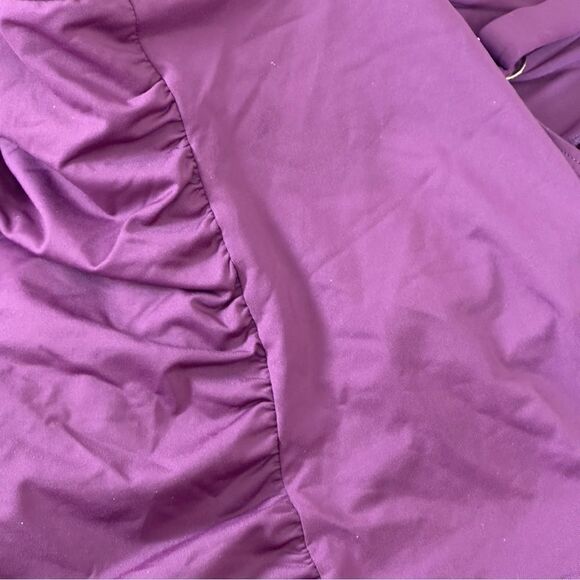 Anne Cole Plum Twisted Front Underwired Tankini Top Size 34B - Picture 9 of 10